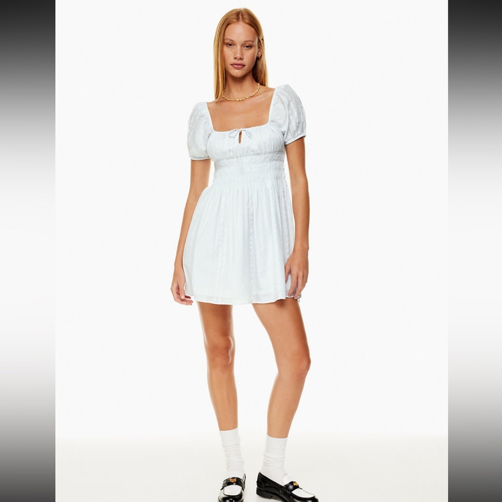 ARITZIA Sunday Best - Kay Dress Grey Sky
